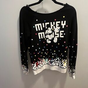 Disney parks Mickey Mouse pixel sweatshirt